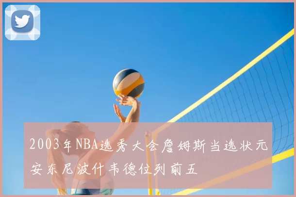 2003年NBA选秀大会詹姆斯当选状元安东尼波什韦德位列前五