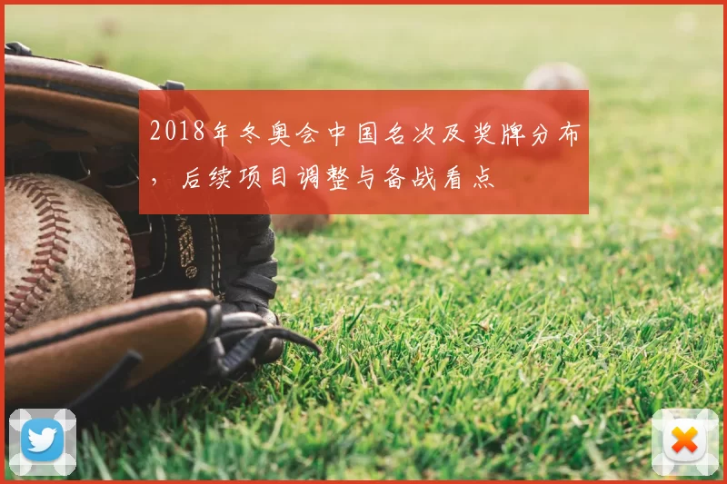 2018年冬奥会中国名次及奖牌分布,后续项目调整与备战看点